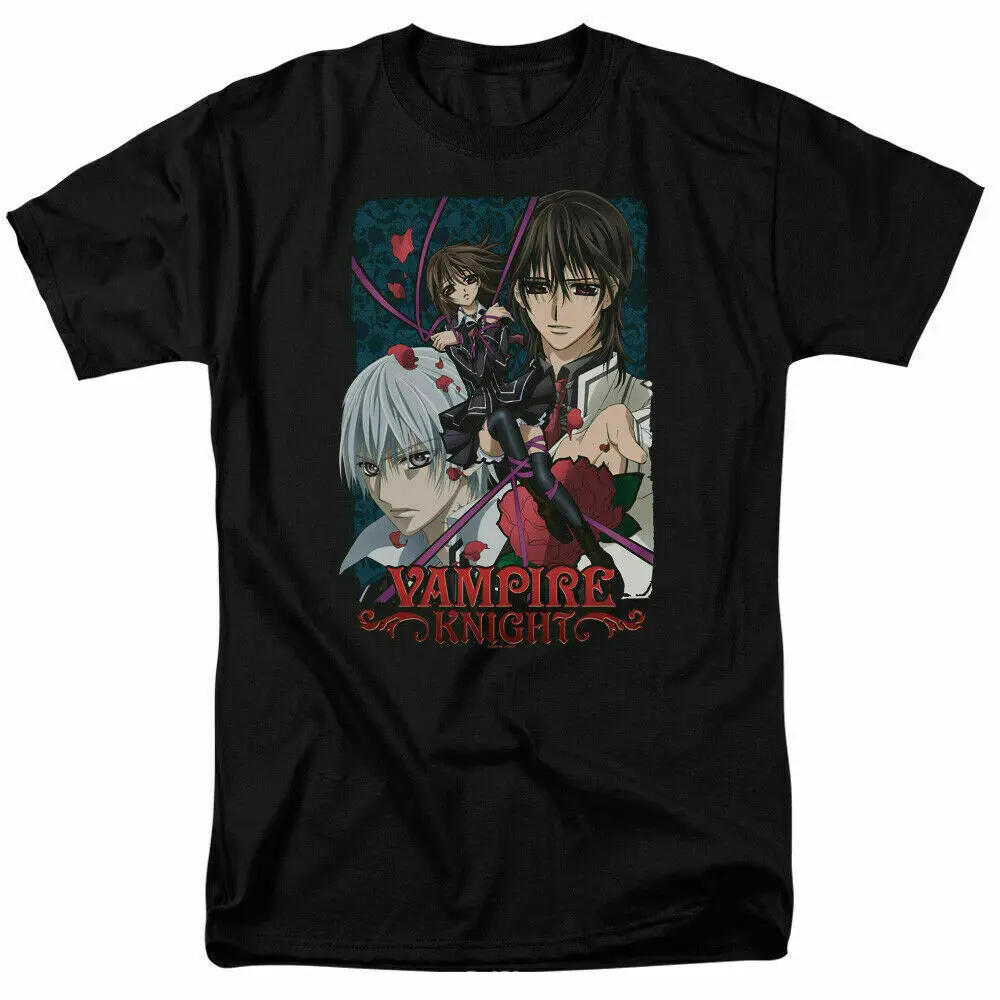 

Vampire Knight Lovers T Shirt Mens Licensed Cartoon Merchandise Black