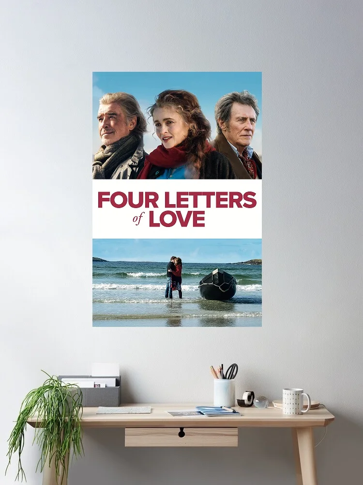 

Four Letters of Love Movie, Art Print Silk Poster Home Wall Decor