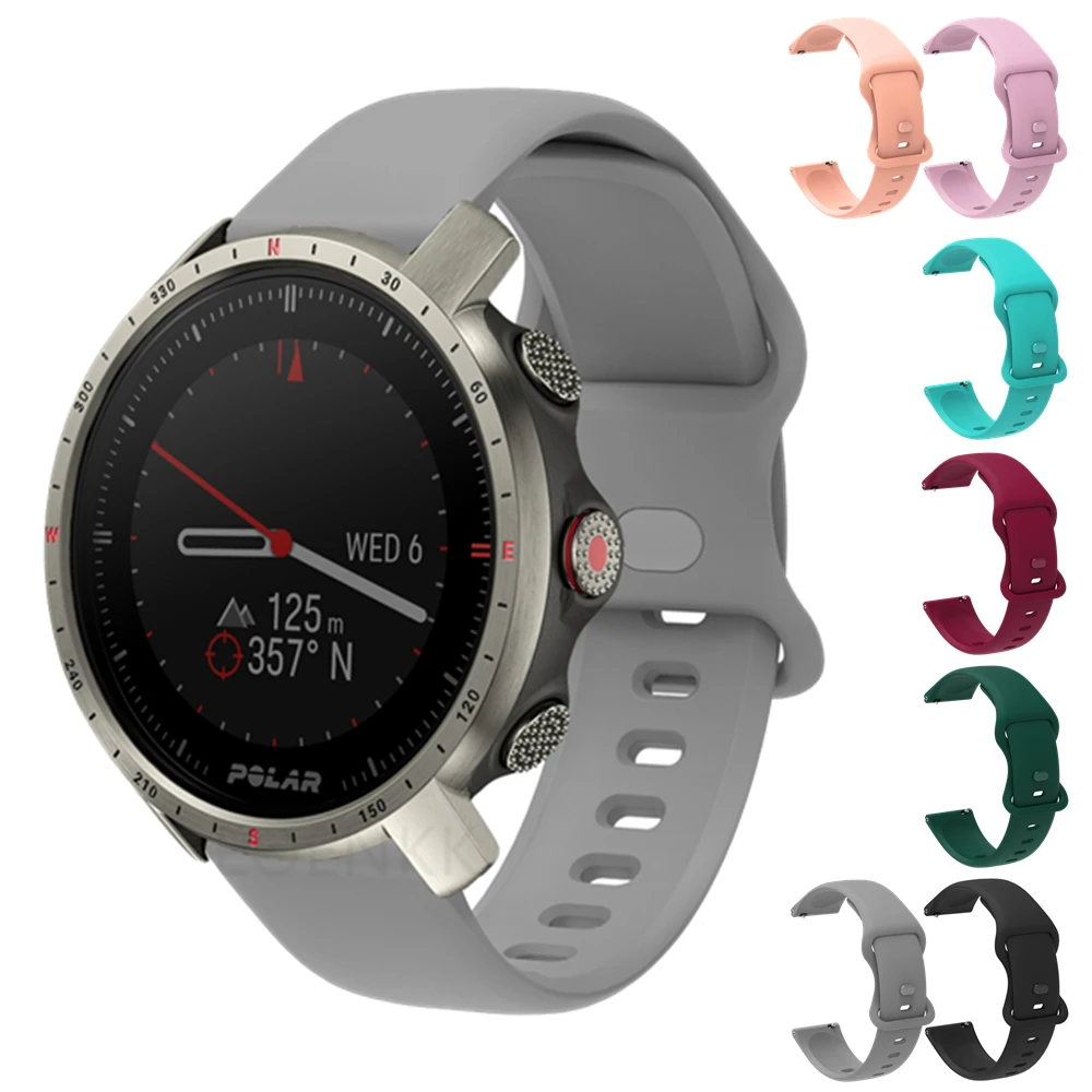 شريط سيليكون من أجل Polar vanage M M2/Grit X/X Pro/Unite/ignite 2 حزام ساعة سوار للساعة من أجل Polar Pacer Smartwatch معصمه