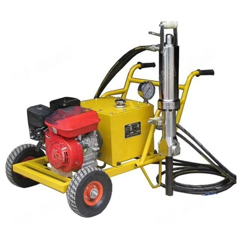 

Hydraulic splitting machine, easy to operate