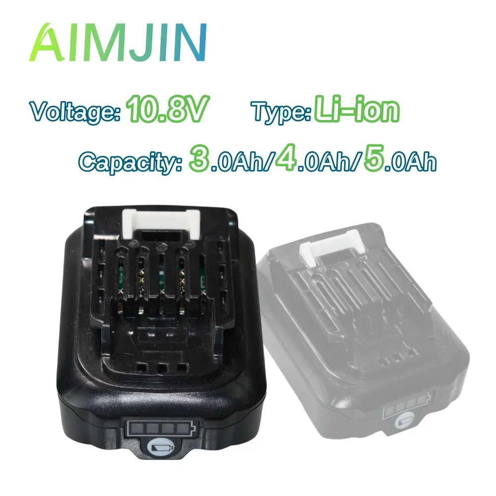 10.8V 3.0Ah/4.0Ah/5.0Ah Li-ion Battery For Makita BL1040 BL1015 Replacement of cordless electric tools