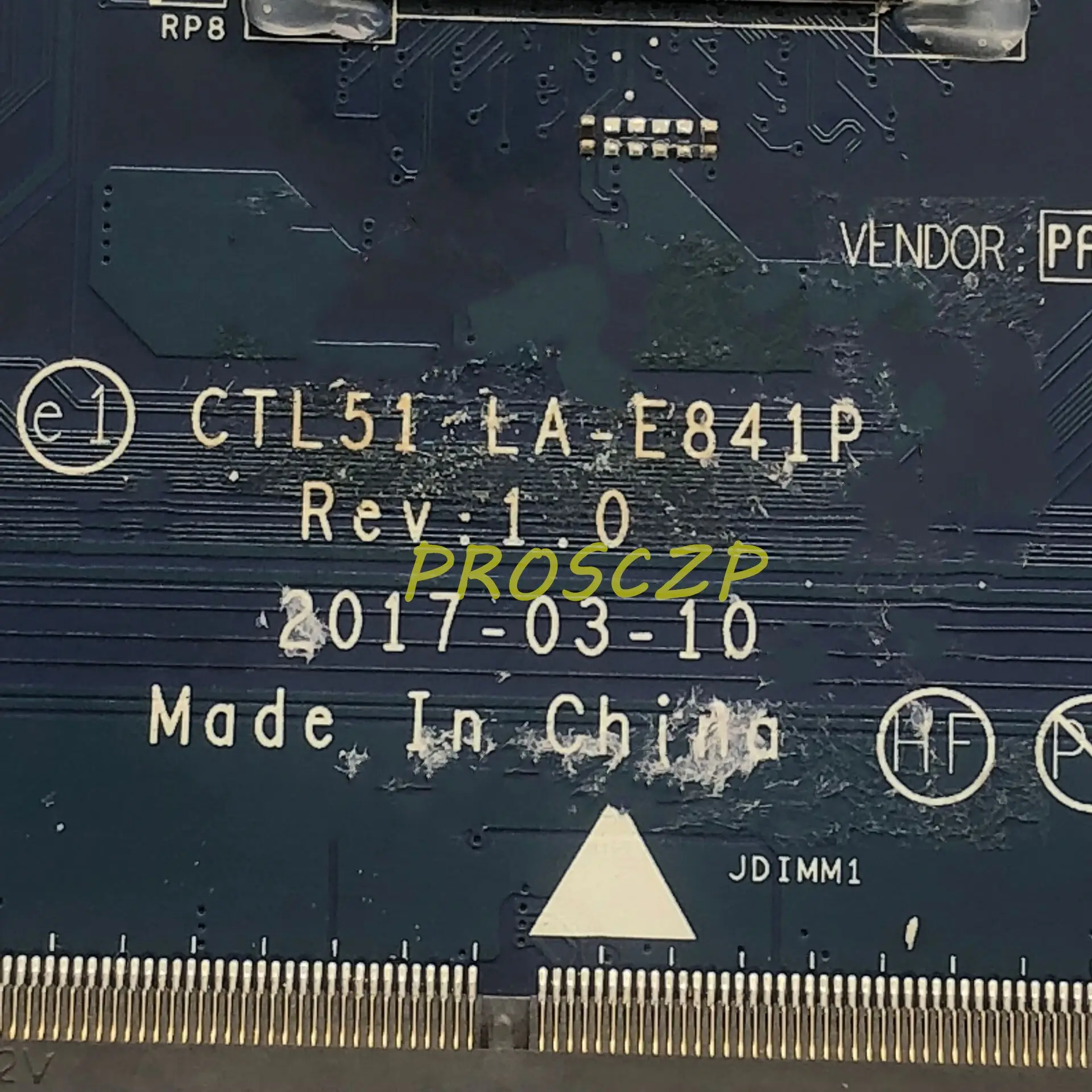 924724 -601 924724 -501 924724 -001 HP 15-BW CTL51 LA-E841P 노트북 마더보드(A9-9420 CPU 포함) 520/2GB 100% 완전 잘 작동