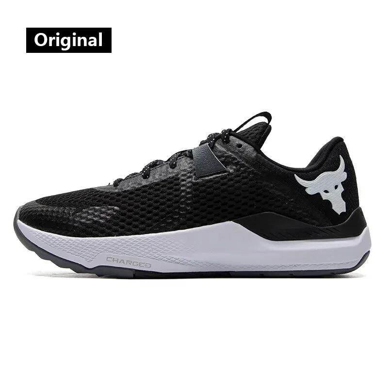 Under Armour men's and women's shoes 2024 new sports shoes ventilated training Johnson fitness running shoes 3025081-001