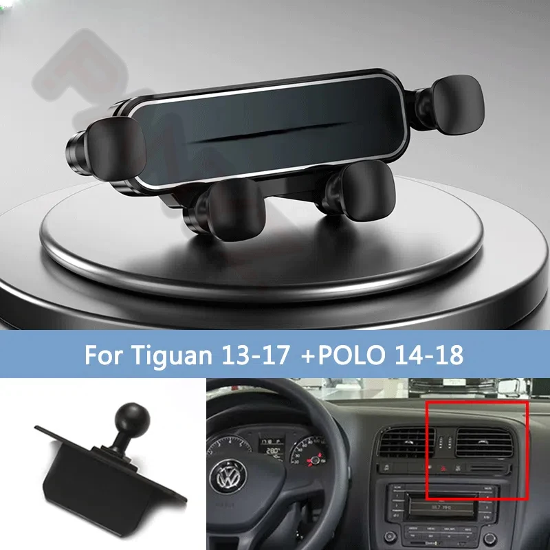 For Volkswagen VW Tiguan 5N Passat Polo V 6C Golf Sportsvan 2 Car Mobile Phone Holder Air Vent GPS Gravity Stand Special Bracket