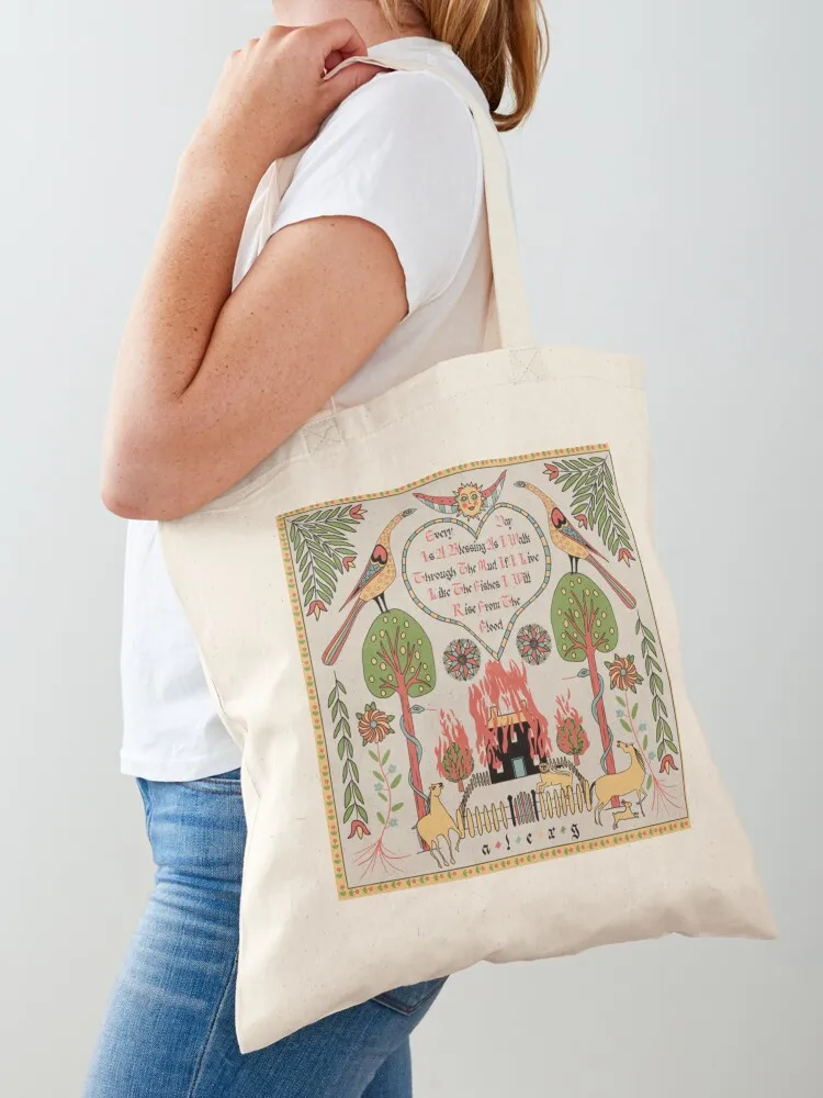 

Alex G Merch Blessing Tote Bag Canvas Portable shopping bag personalized tote bag Big