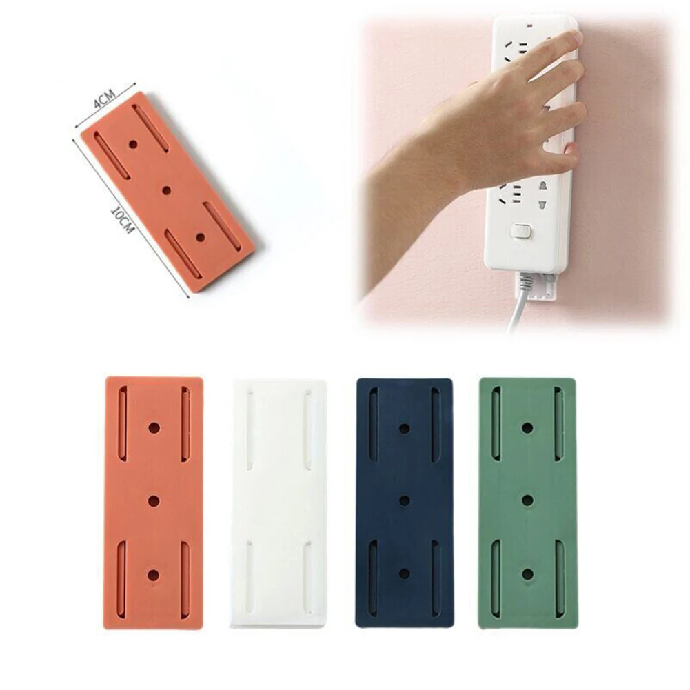 Features Power Strip Holder The Chute Is Designed For Easy Fixation And Separation Wall Mount Reusable Acrylic Gel