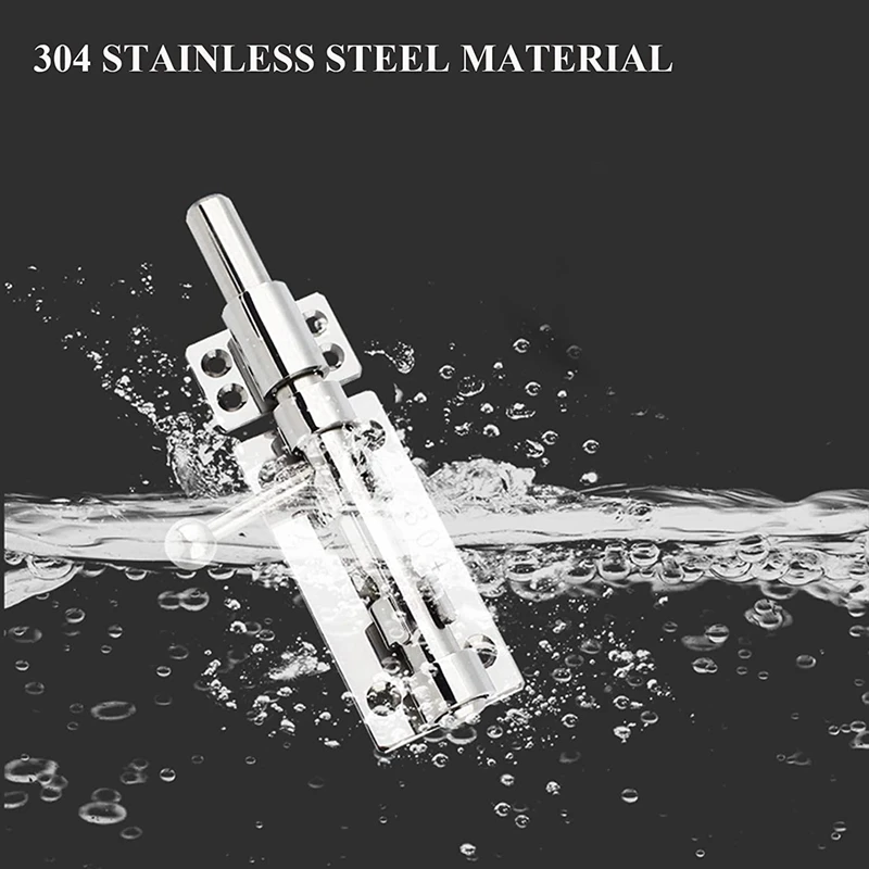 

Slide Bolt Gate Latch Barrel Bolt Latch Heavy Duty Door Security Lock Thickened Door Latches Hardware 6Inch for Barn Etc-AB09