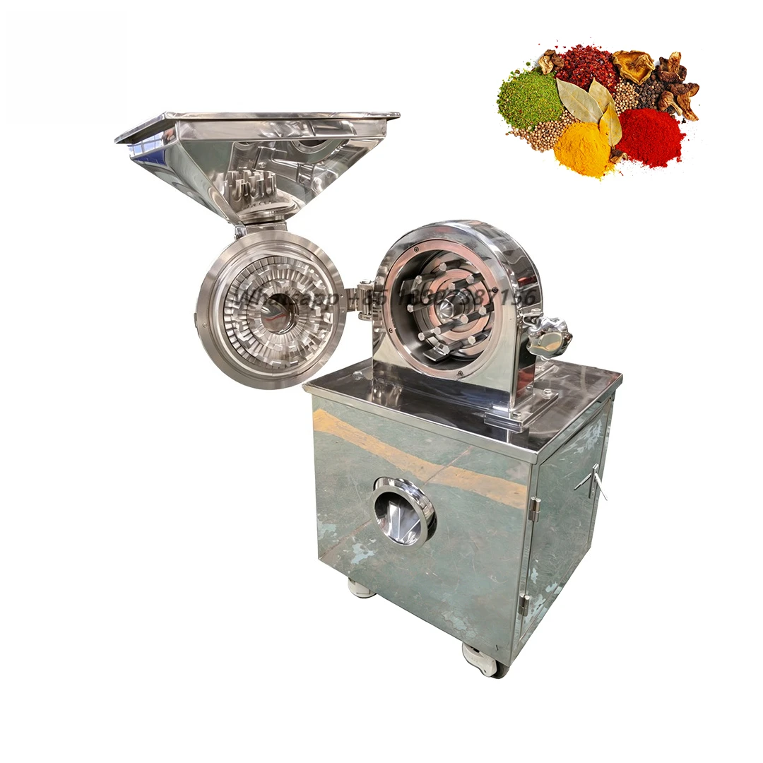 FKJX Electric Stainless Steel Rice Husks & Maize Grinder Pulverizer Machine