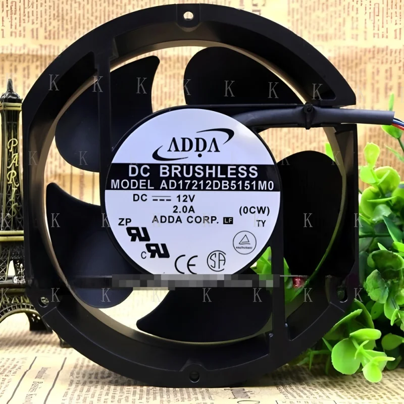 

C FOR 1 pcs ADDA AD17212DB5151M0 17251 DC 12V 2.0A DC inverter cooling fan # A6–27