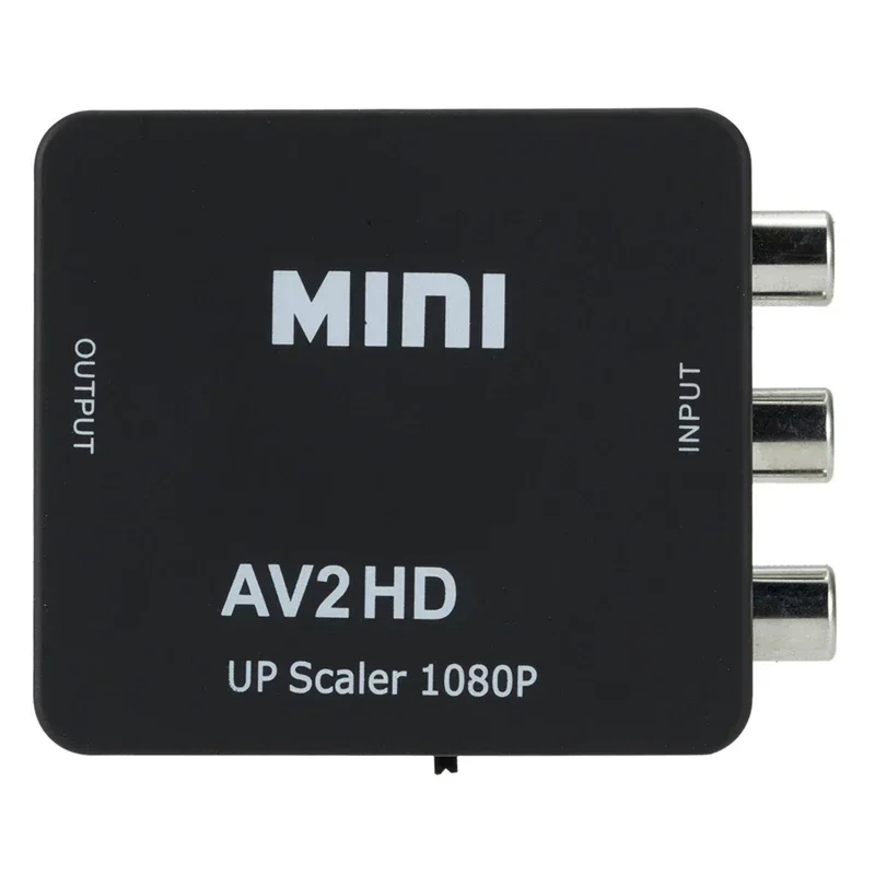 HD-compatible to AV RCA Adapter AV to HD Converter RCA AV/CVSB L/R Video Composite AV Scaler Converter For PC HDTV Projector