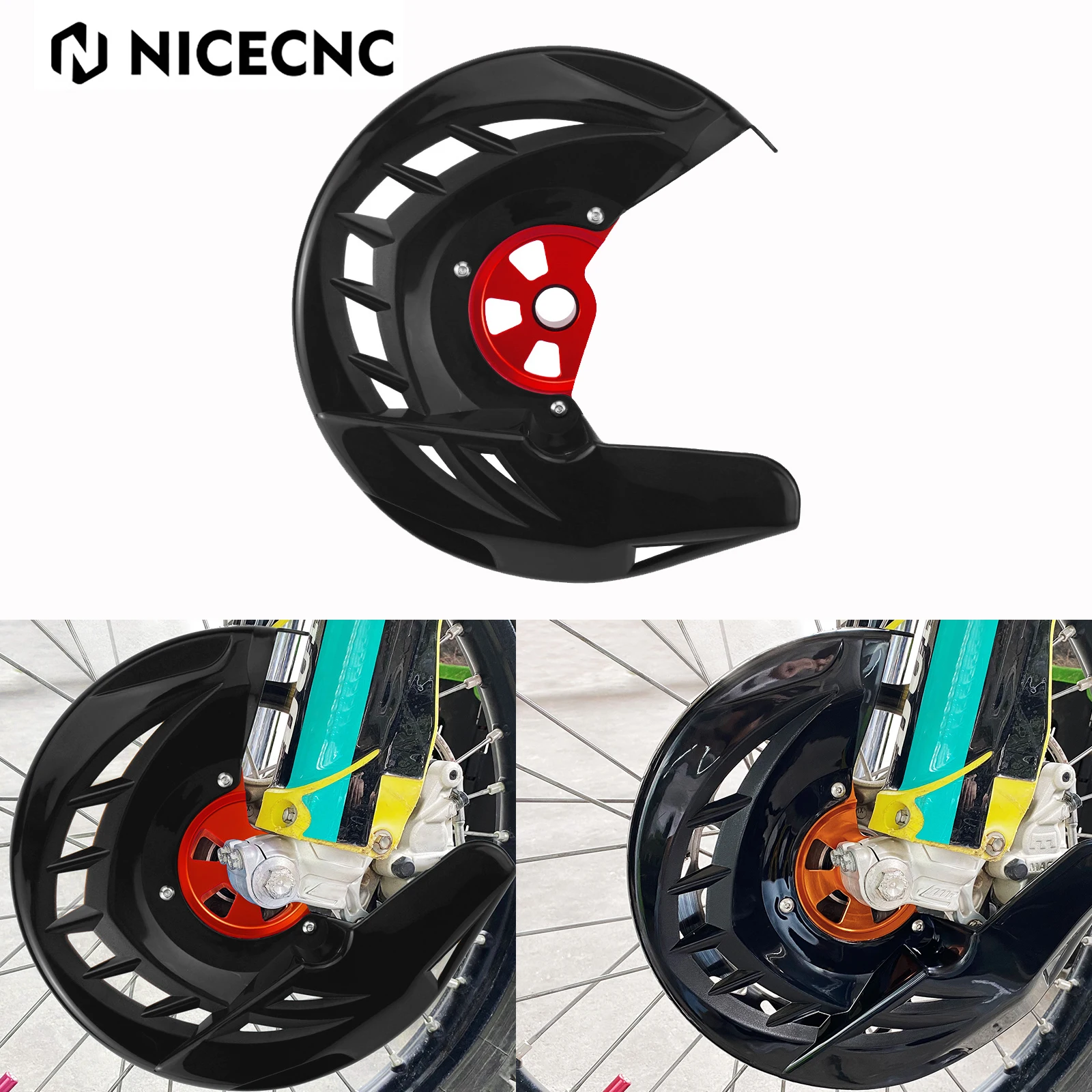 

NICECNC For GASGAS EC 300 EC250 MC125 MC250 EX 300 250 EX EC MC 250F 350F 450F 2021-2025 ES 350 500 24-25 Front Brake Disc Guard