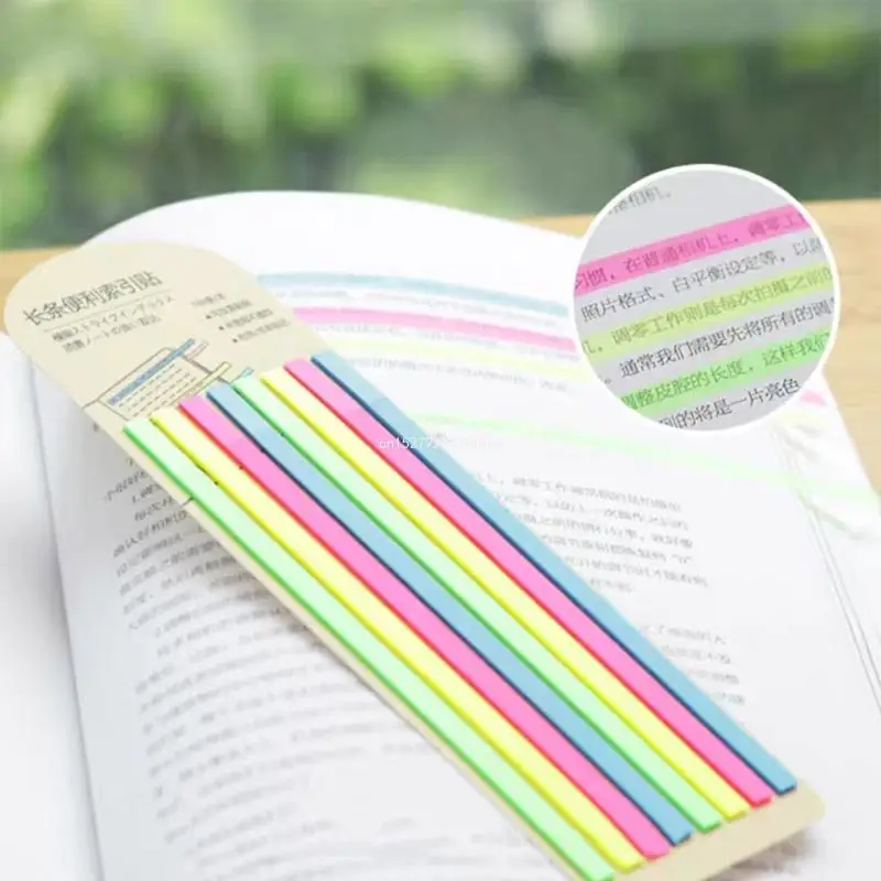 Colored Index Tabs Practical Translucent Long Page-Markers Sticky Index Tabs Dropship