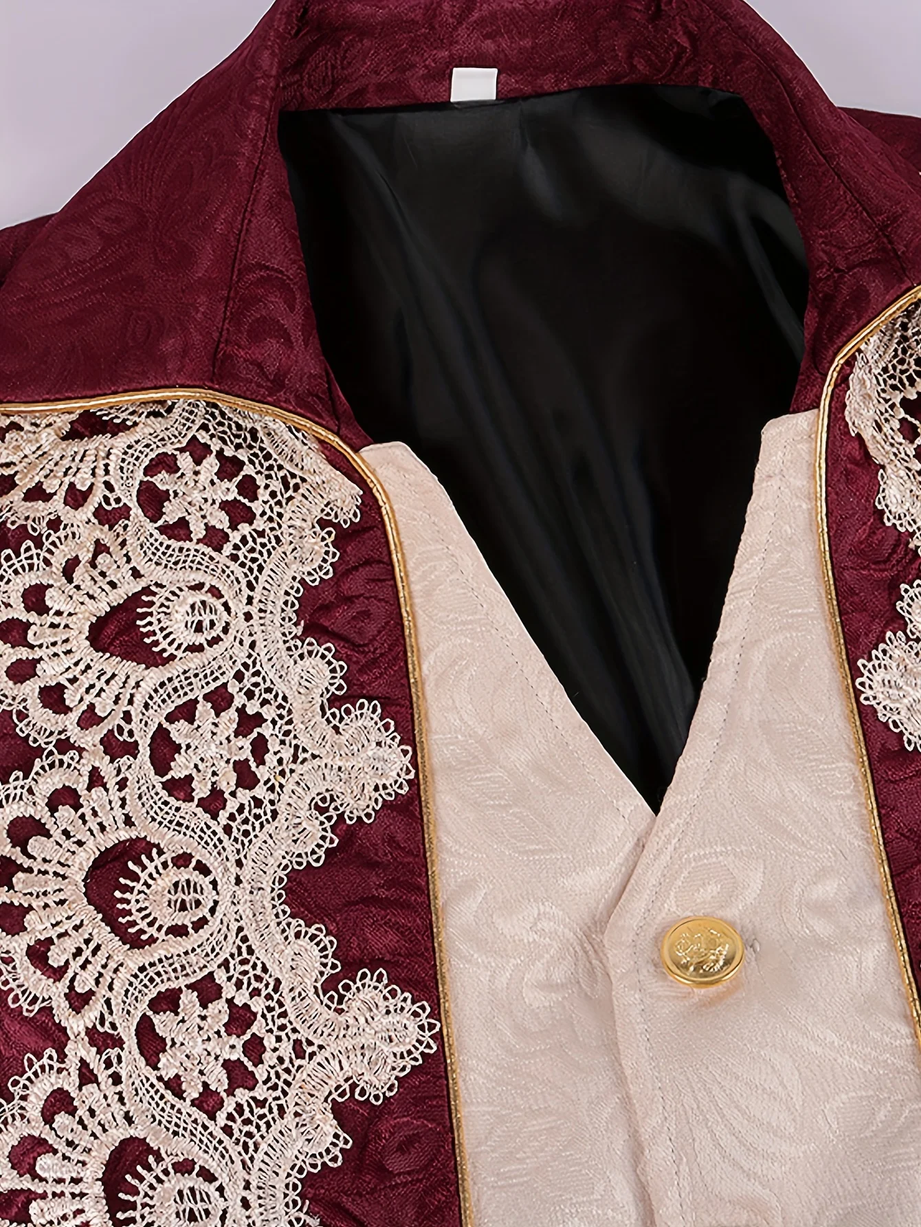 Men's Steampunk Medieval Tuxedo Gothic Victorian Era Frank Jacket Uniform Long Style