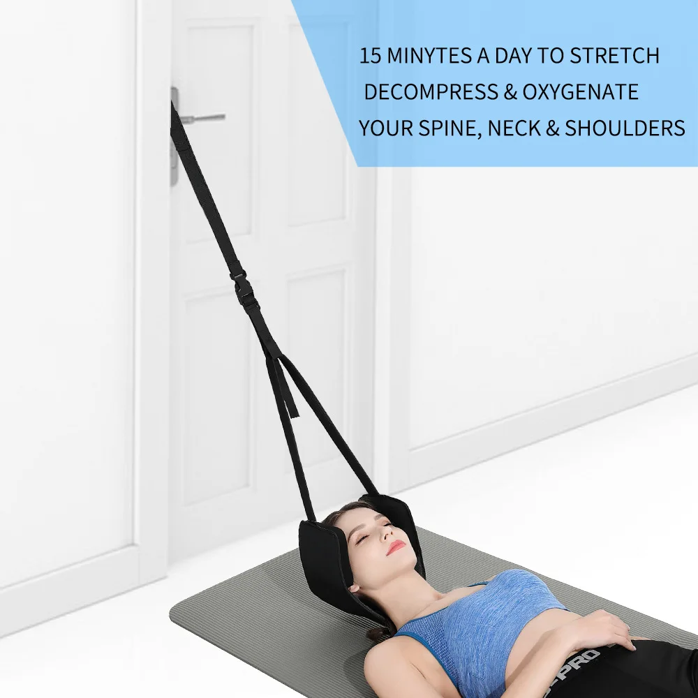 New Neck Hammock Relief Neck Fatigue Stretcher Door Hanging Neck Stretcher Head Swing Woman Sport Yoga Indoor Neck Exercise