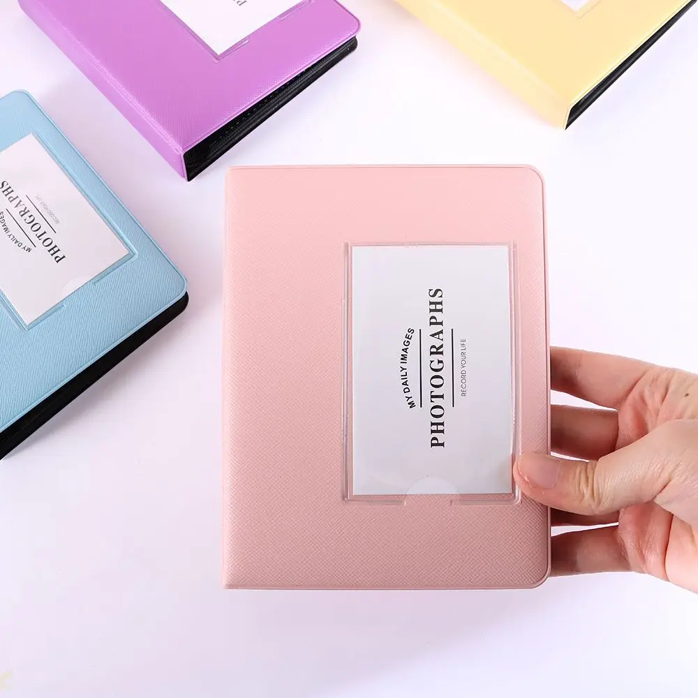 64 Pockets for Film Instax Can Replace Inner Photocard Holder 3 inch Photo Album Picture Storage Picture Case