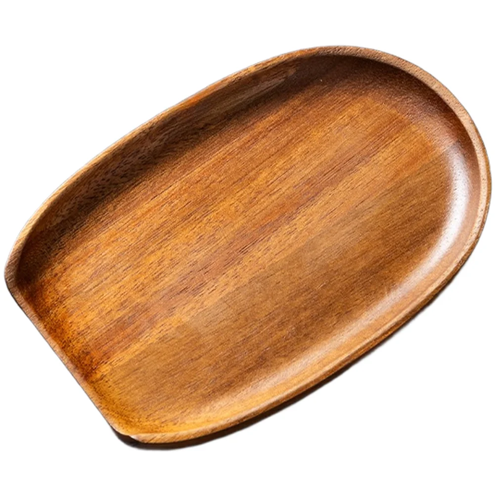 3Pcs Acacia Wood Spoon Holder Deep Water Catch Tray For Kitchen Countertop Utensil Organizer Modern Minimalist Storage Gadget