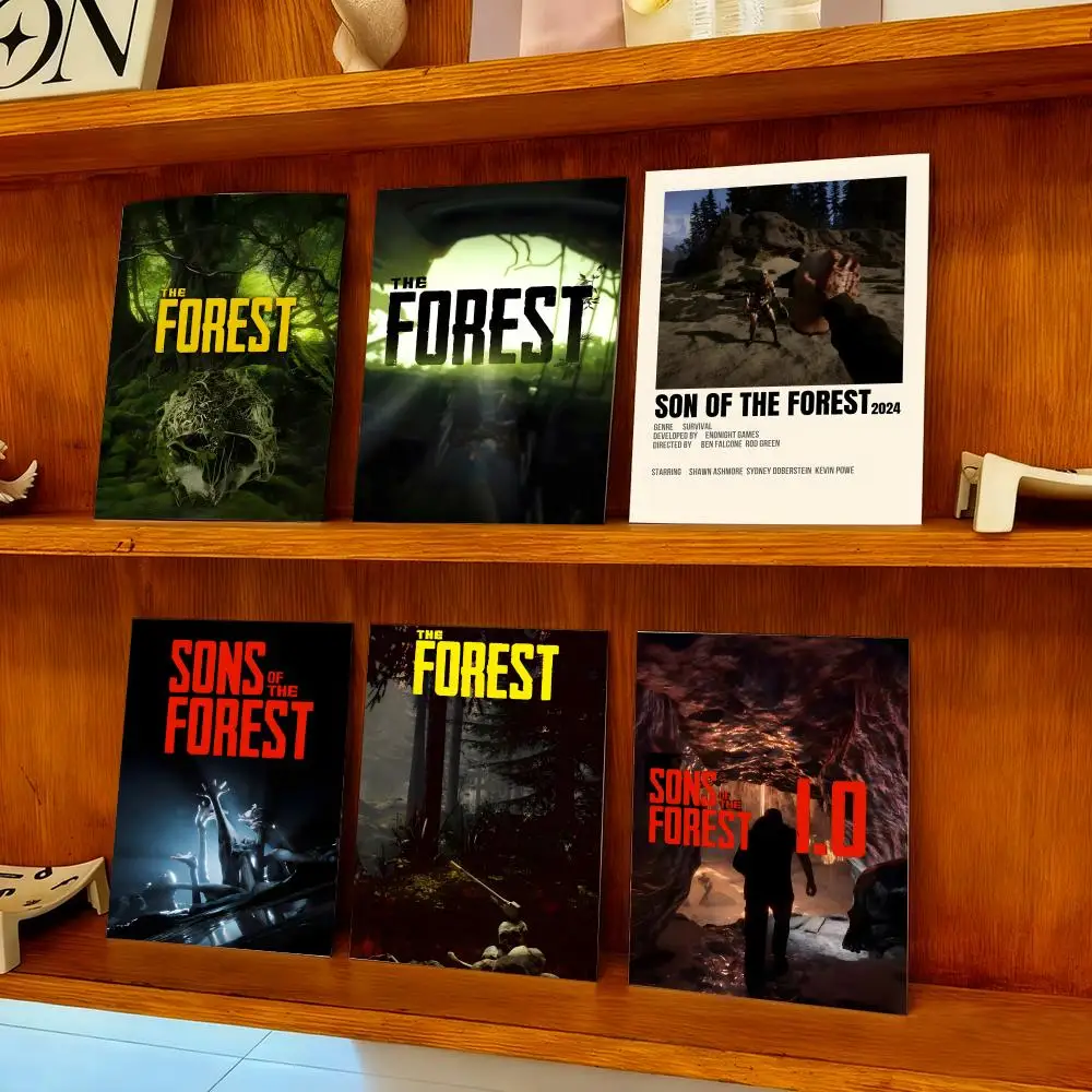 Survival horror Game S-Sons of the Forest Poster Self-adhesi