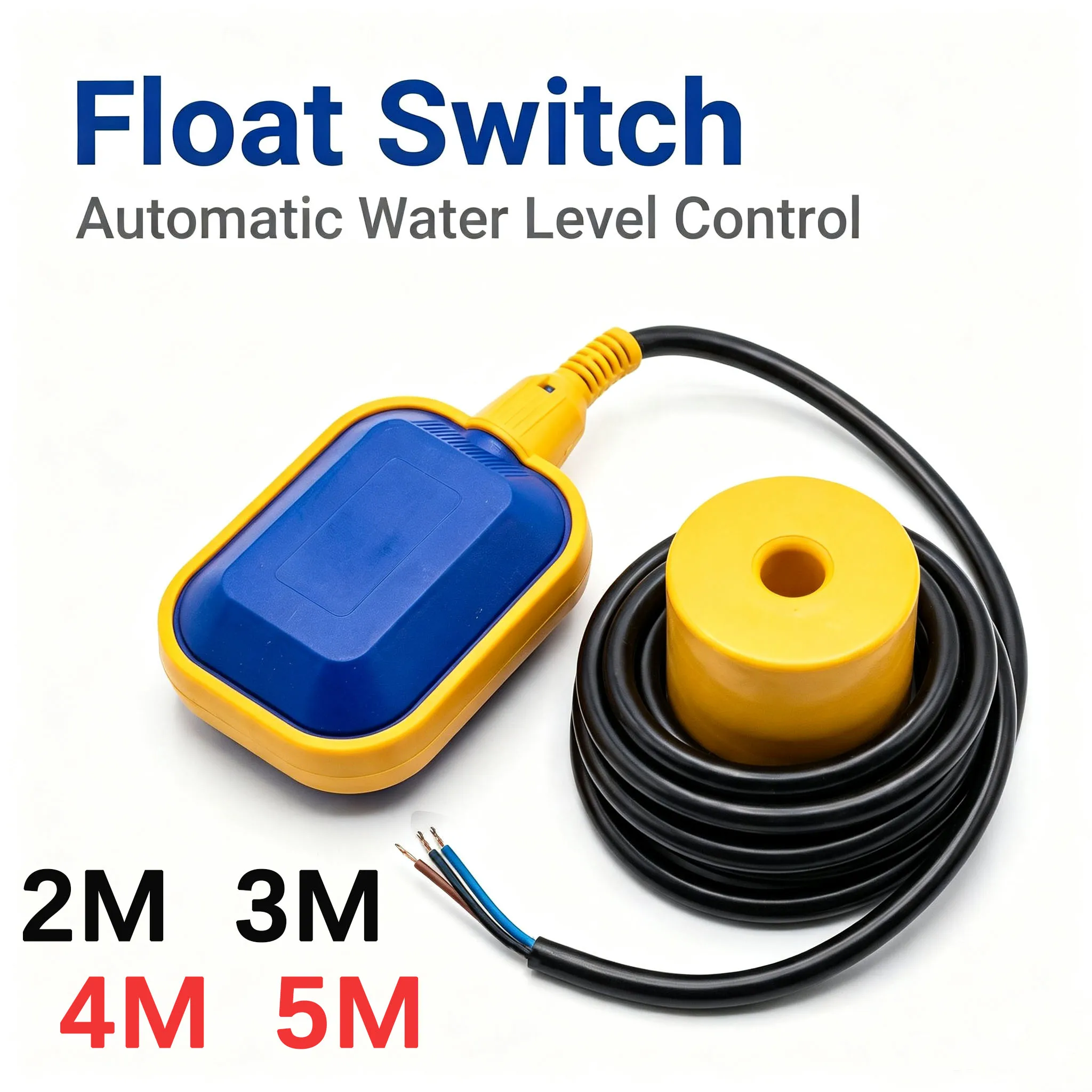 Cable Controller Float Switch Liquid Fluid Water Level Float Switch Controller Contactor Sensor