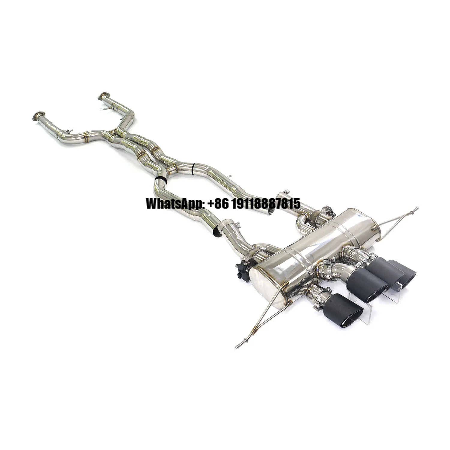 

ING Stainless Steel Catback Car Exhaust for BMW M2 G87 Muffler With Center Exit Valved Exhaust System MP Style Turning PipeParts