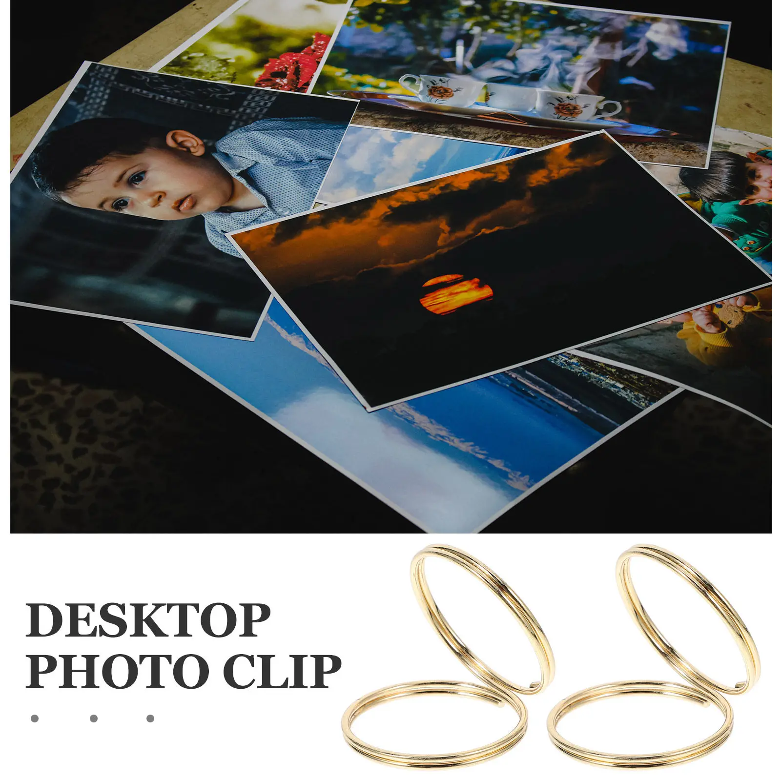 50Pcs Metal Table Number Holders Name Card Holders Photo Clip Display Memo Clips for Wedding Party Name Card Holder