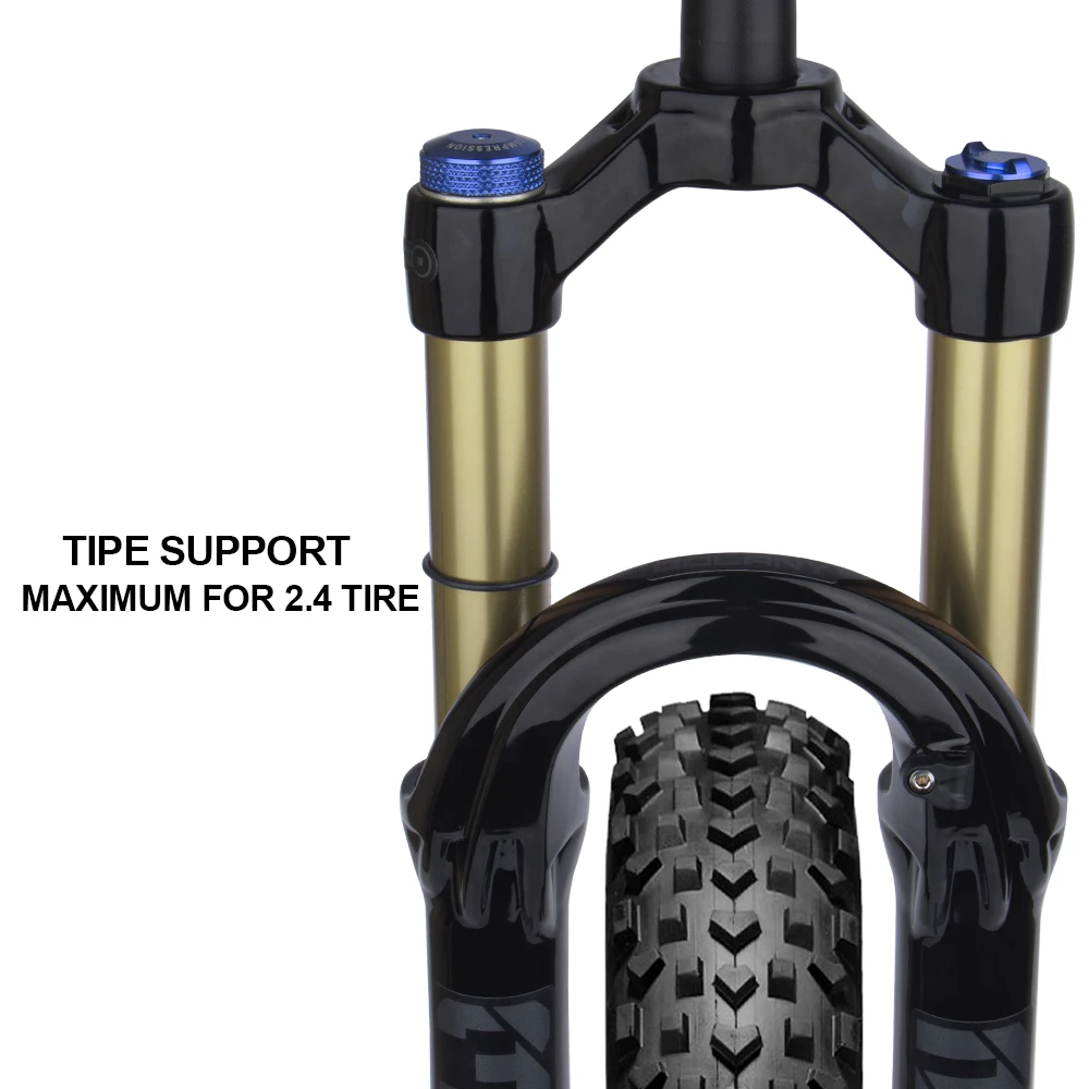 BOLANY Fourche VTT 26/27,5/29 Air Fourche à suspension VTT Fourche d BOLANY Fourche VTT 26/27,5/29 Air Fourche à suspension VTT Fourche d