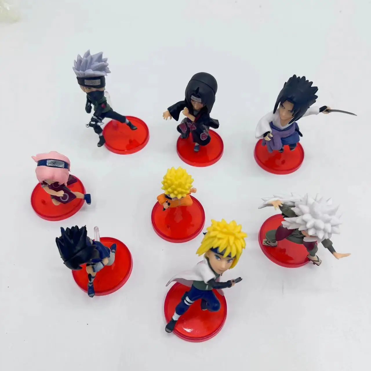 8pcs/set Naruto PVC Action Figure Model Toys