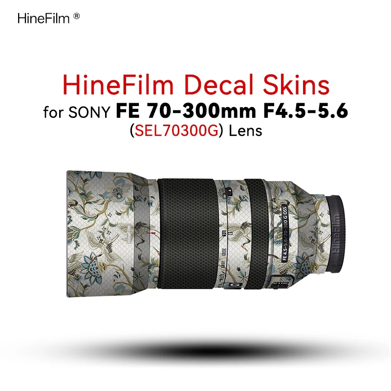 

Hinefilm for Sony FE70-300 Lens Sticker 70300 Skin for Sony 70-300mm F4.5-5.6 G SSM Lens Protector 70 300 70-300 Lens Skin