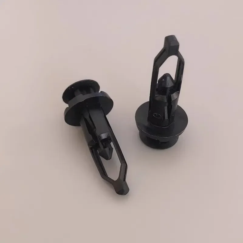 10pcs Automobile Universal 9mm Advance Front Rear Bumper Center Mesh Plastic Clip for Toyota Good Rebound Wear-resistant