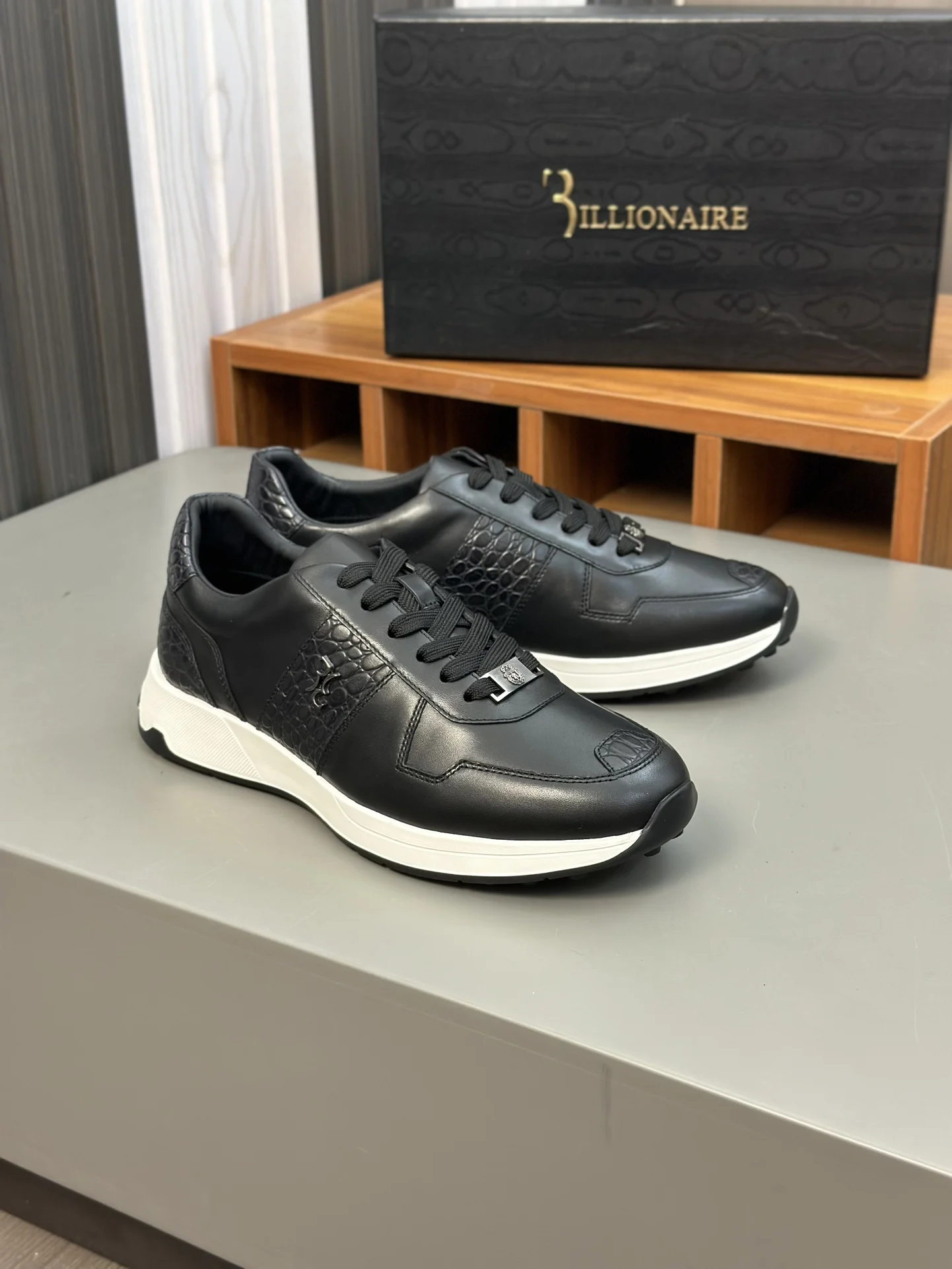 BILLIONAIRE BLKA CPTG Shoes Men‘s Cowhide 2025 new sports Casual high quality fashion gentleman European big size 39-45