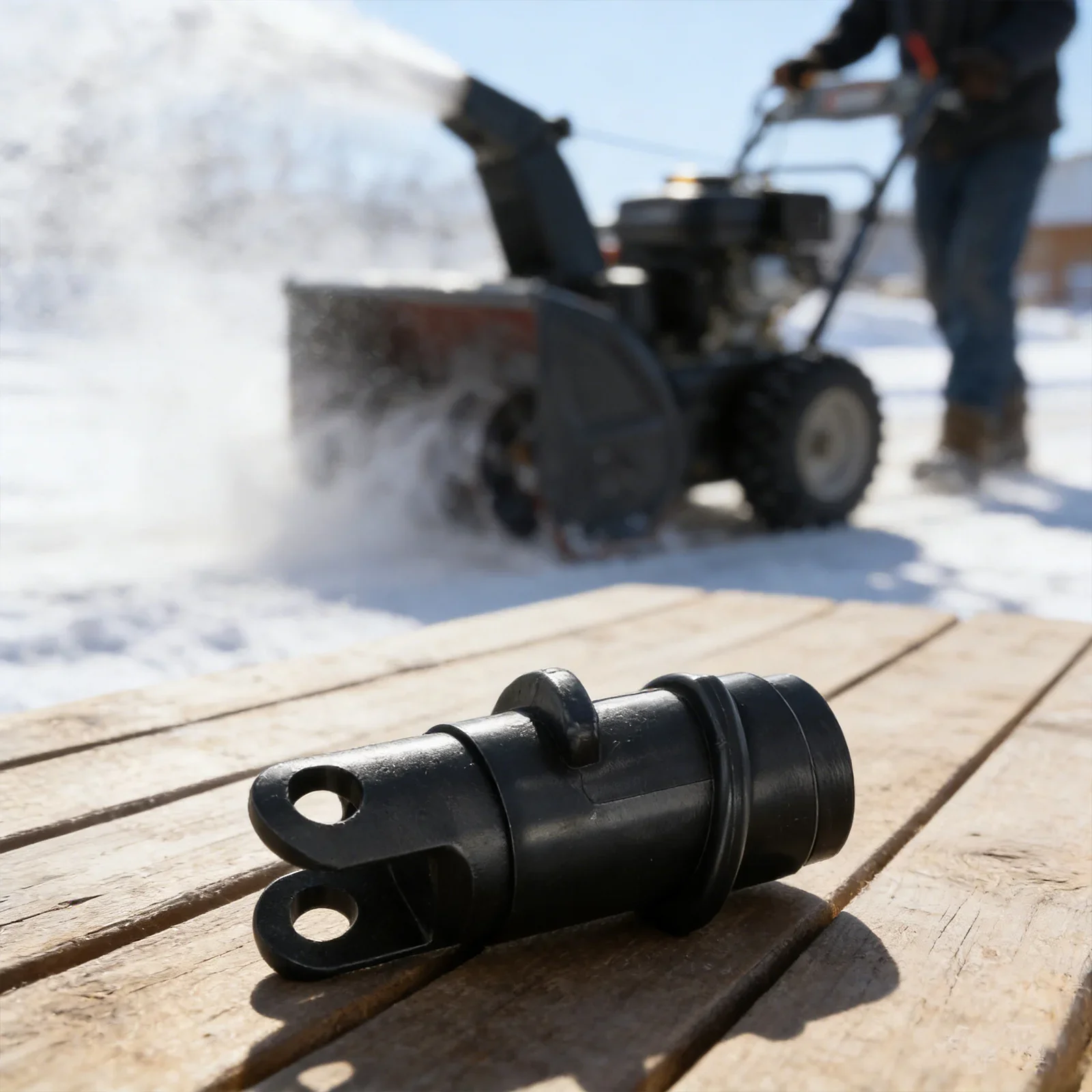 Compact Snow Blower Part Inclined Slot Gear Easy To Install Equipment Lifespan Extension Heavy Snow Conditions