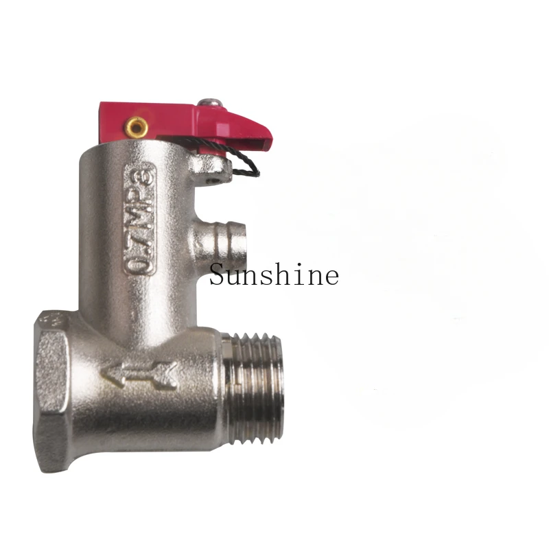 

Applicable to air energy water heater 0.7Mpa inlet safety pressure relief valve 4 points diameter