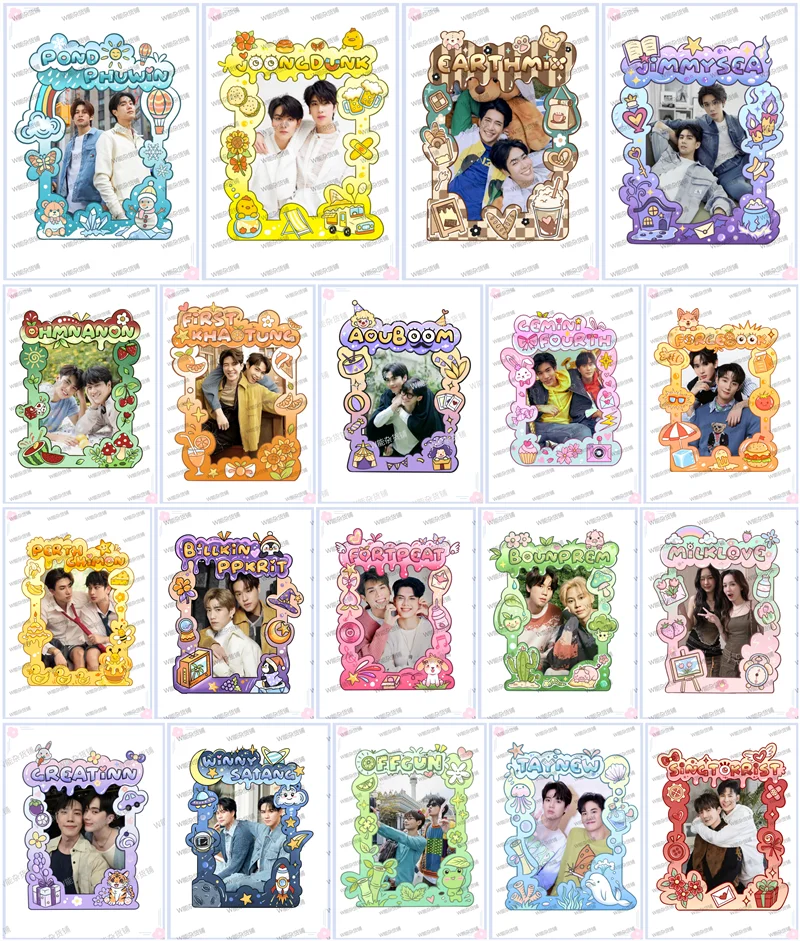 Fanmade Thai Star Fortpeat Taynew Yinwar Uppoom Lingorm Joongdunk Milklove Bounprem Earthmix 3Inch Only Stand Without Photo