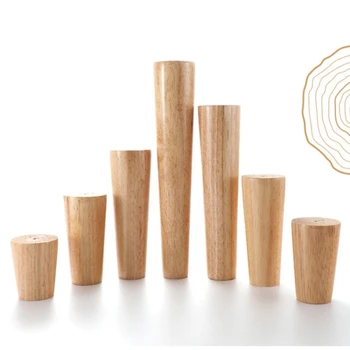 1 adet 10-25cm mobilya ayakları kanepe masa bilgisayar masası ahşap mobilya ayakları konik ayaklar mobilya aksesuarları yedek ayaklar