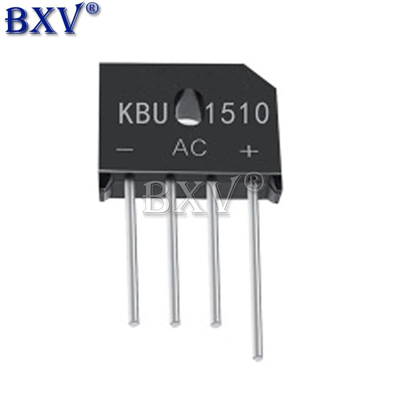 5PCS 2A 3A 4A 6A 8A 10A 15A 600V 800V 1000V Diode Bridge Rectifier KBP206 210 310 KBL406 410 608 610 KBU810 1010 1510