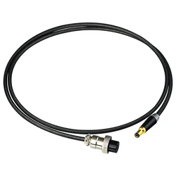 Hi-end Pure Silver HiFi DC Power Cable 5.5 DC2.1-2.5 Aviation Plug To DC2.5/2.1 Audio Line 0.5mm²