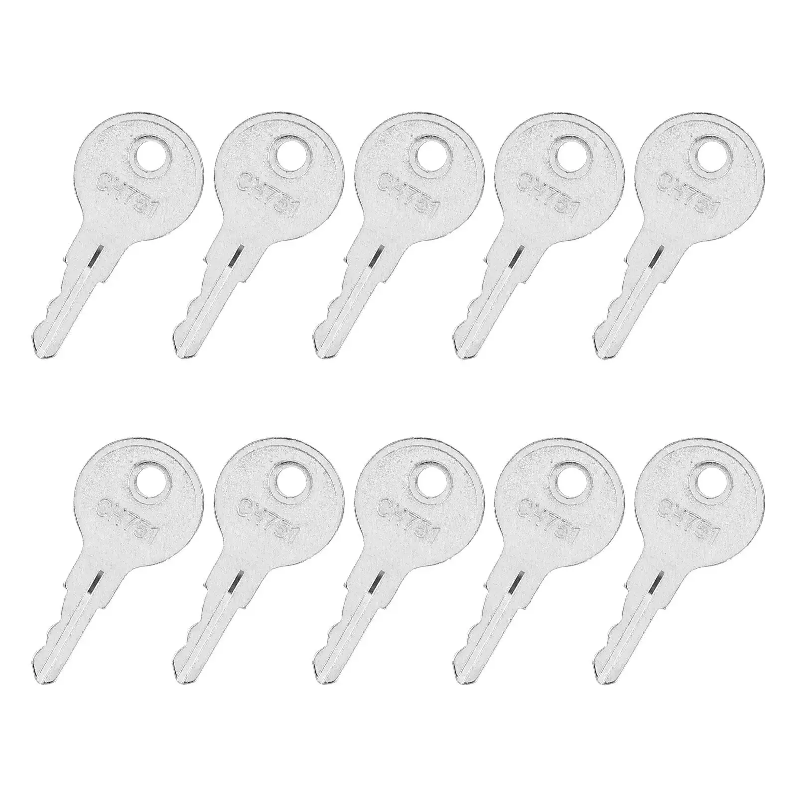 10 pcs Replacement Keys Camper Door Lock Rv Halloween Christmas New Year Door Lock Key Set Door Key Lock Key Lock Door