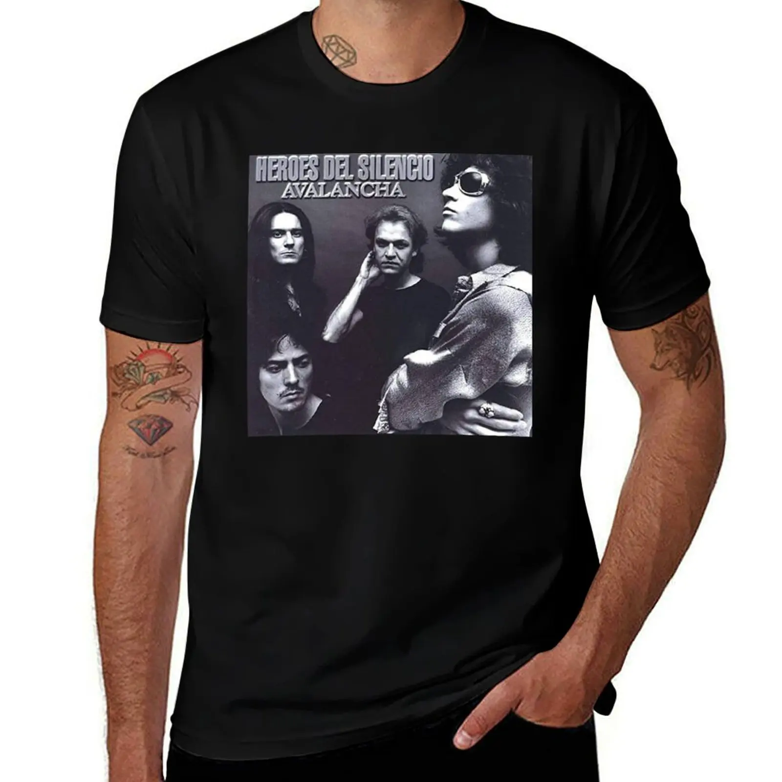 

Héroes del Silencio - Avalancha album 1995 T-Shirt mens graphic t shirts essential t shirt t shirts with prints T-shirt