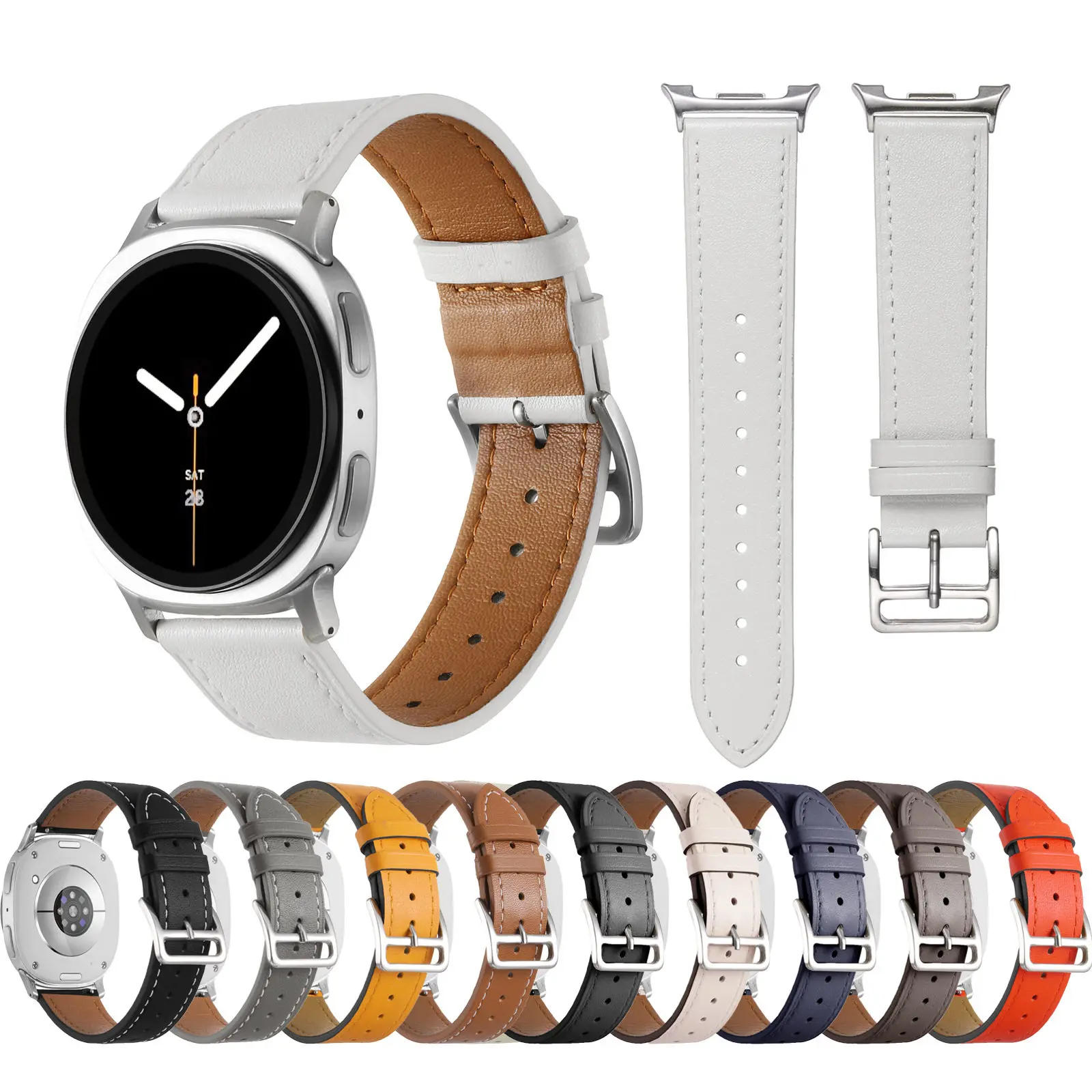 �y�Z�[�����zSamsung Galaxy Watch 8 40mm 44mm 8 Classic 46mm�p���U�[�r���v�X�g���b�v�A���ԂȂ����X�g�o���h�ASamsung Watch 8�u���X���b�g�ACorrea