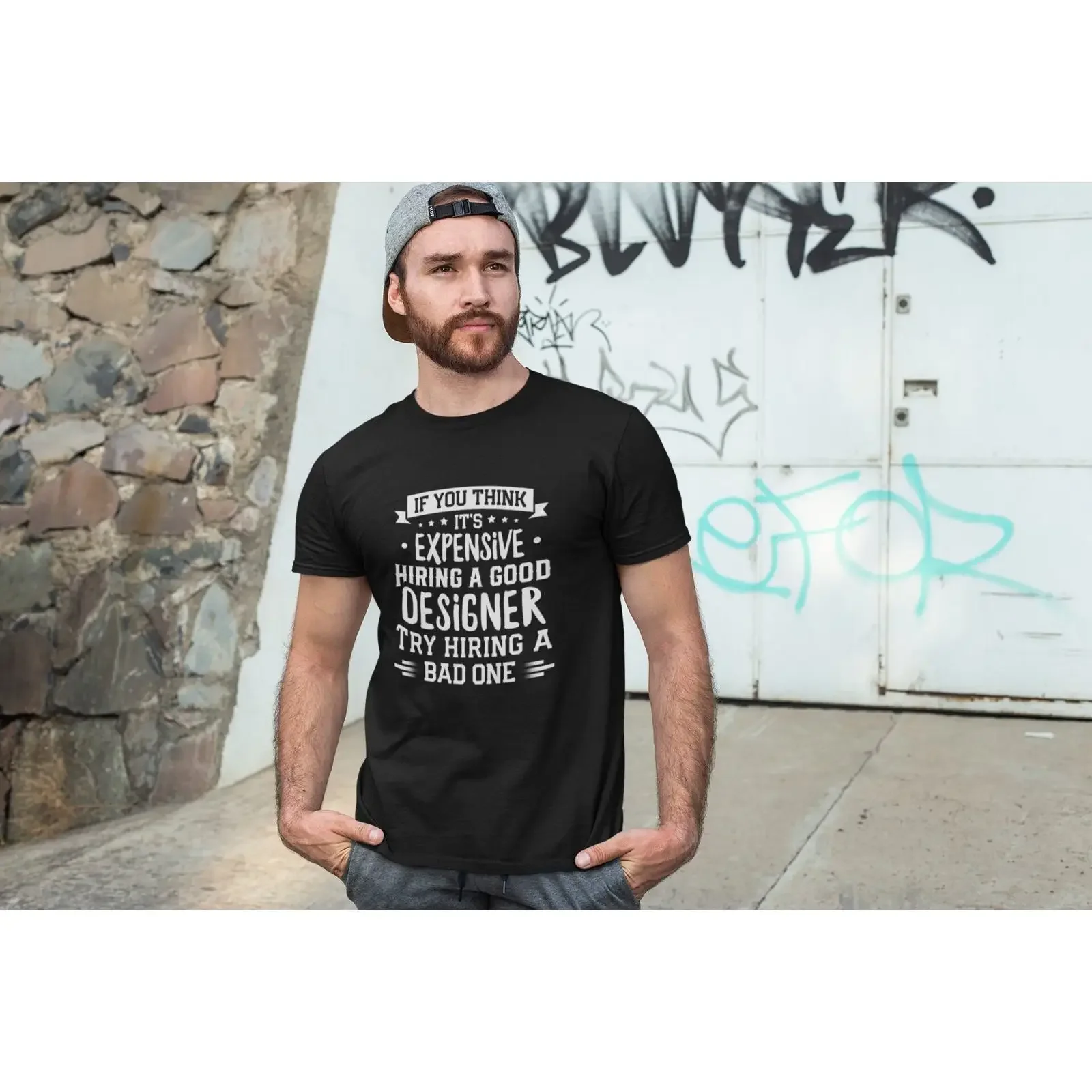 If You Think Hiring Good Designer Is Expensive Funny Quote T shirt UI 3D Architect GifT vintage Washed designer clothes homme