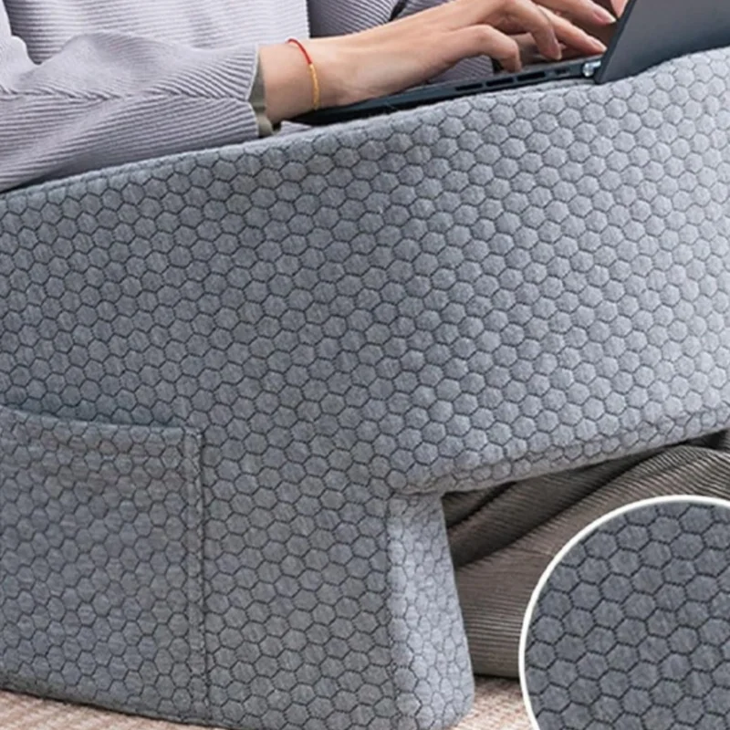 Reading Pillow Extra Arm Rest Pillow Large Memory Foam Reading Pillow Bed Rest Pillow for Reading Working Removable