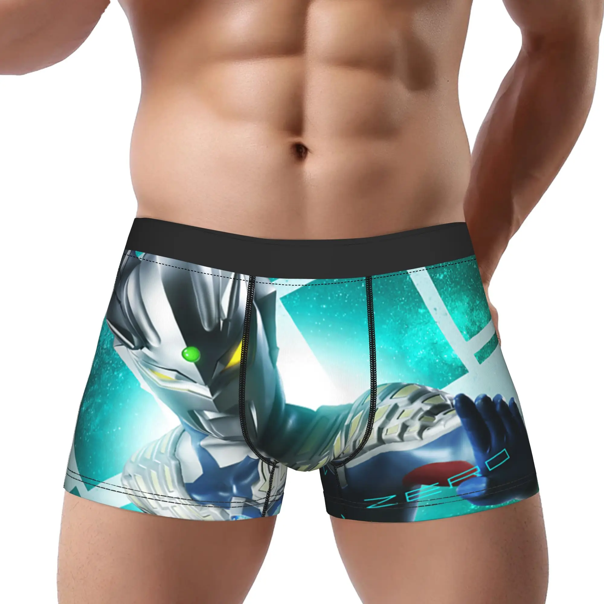 

Bandai boxers ULTRAMAN ZERO NEW GENERATION ULTRAMAN Underpants Breathbale Panties Men Underwear Print Shorts Boxer Briefs