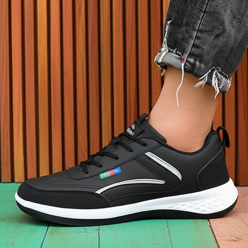 

Men's Hiking Shoes with Elastic Bands Anti Slip Sports Shoes Comfortable Outdoor Travel Running Shoes High-quality Gym Training