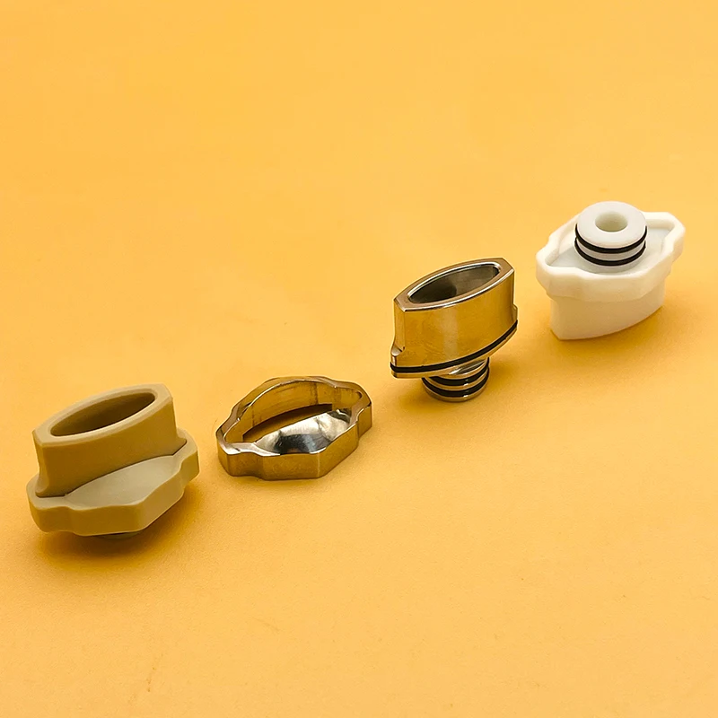 DSX Monarchy Mohawk Drip Tip 510, плоский мундштук со свистком, узкое отверстие для SXK BB/ Billet Box Mod Vape, аксессуар