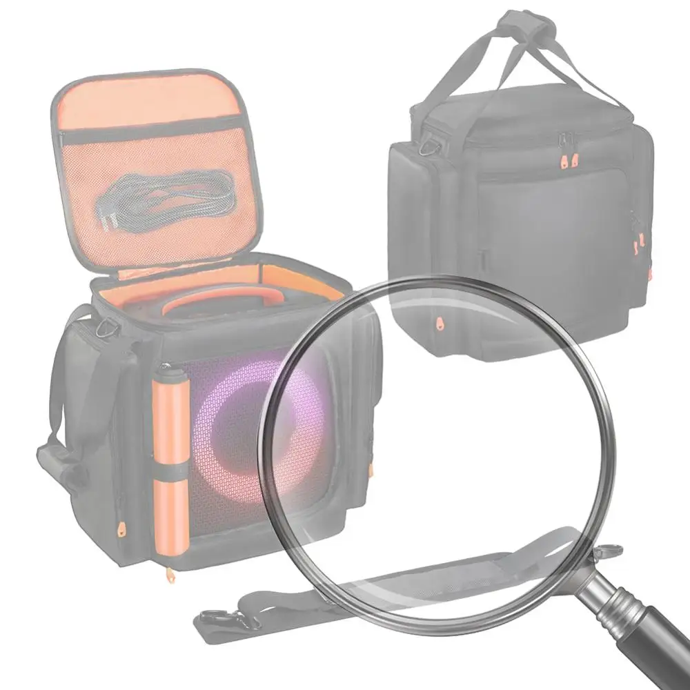 

Чехол для портативной колонки JBL Partybox Encore Essential 2, вместительная сумка для переноски колонки с карманом для микрофона, Encore Essential