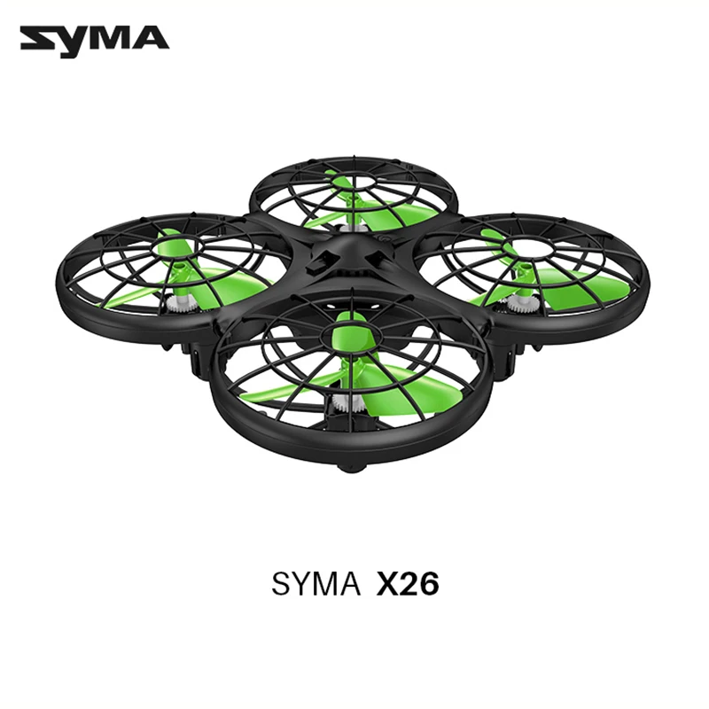 Original Syma X26 4CH Rc Helicopter Mini Rc Drone Infrared Obstacle Avoidance Sensory Toys Remote Control Aircraft Toys for Kids