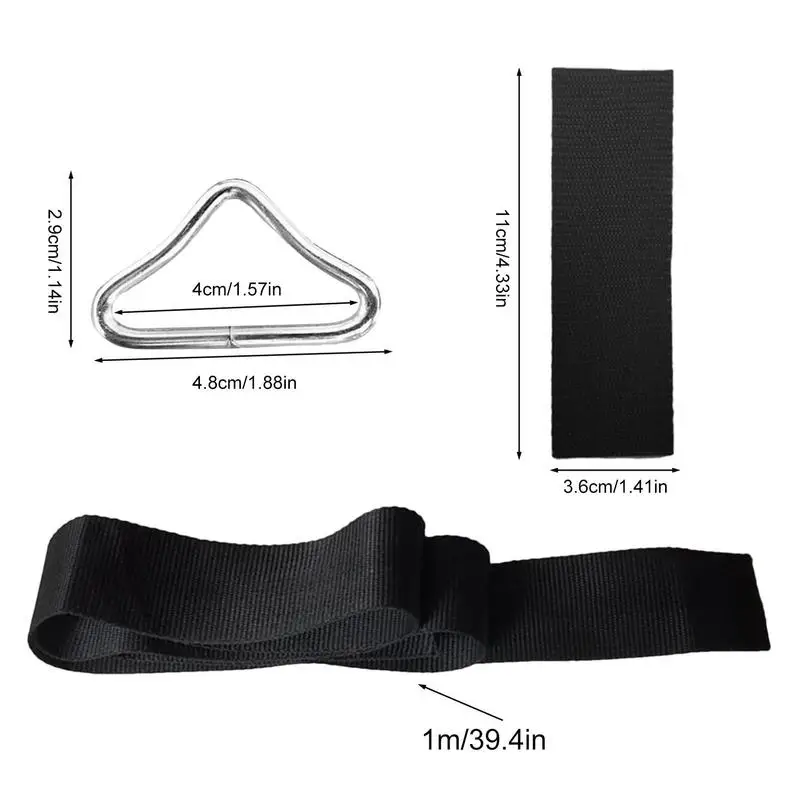 Trampoline Patch Replacement Repair Supplies Triangle Ring Buckle Wear Resistant Sturdy Complete Patch Repair Kit For Trampoline