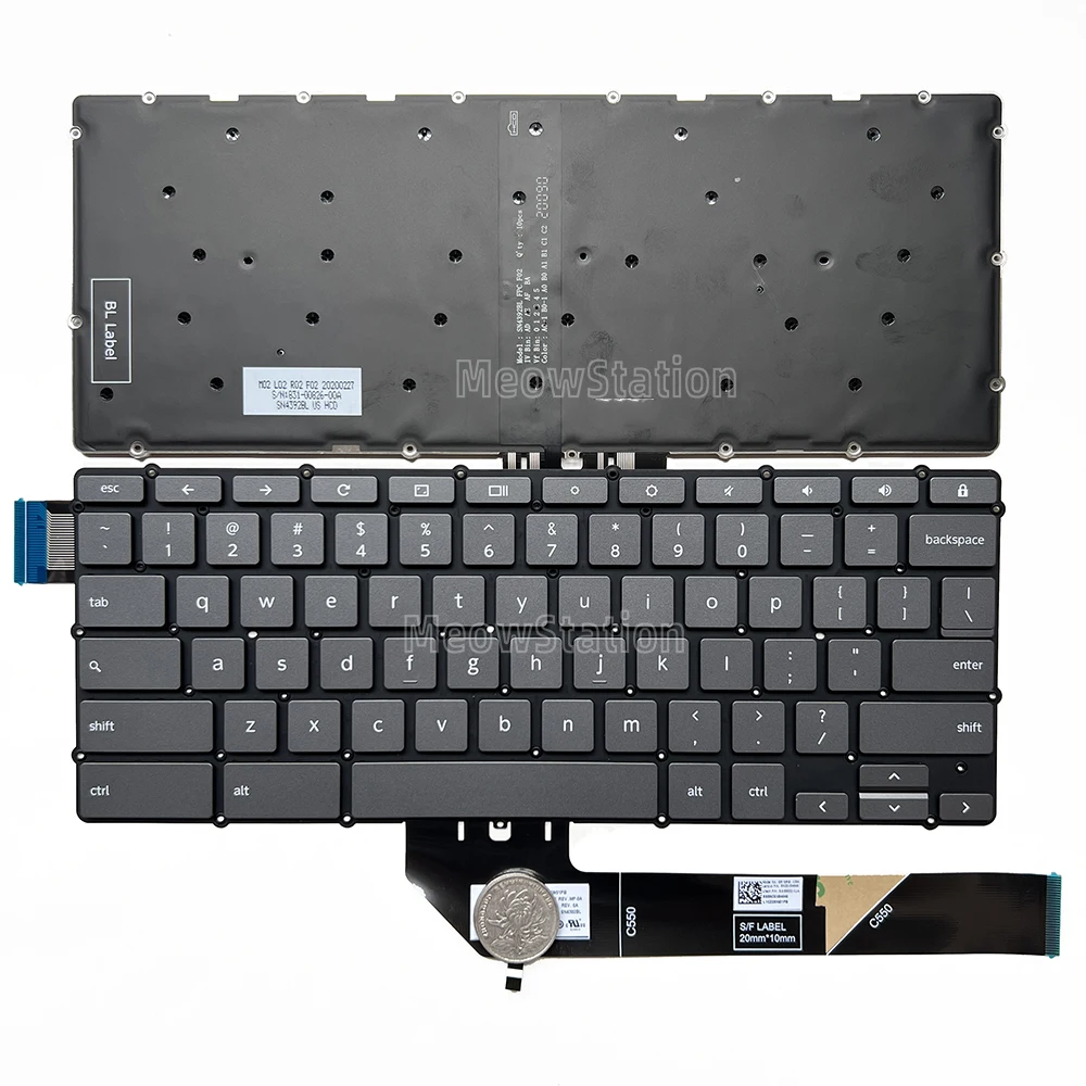 

Клавиатура с подсветкой для Lenovo Ideapad Flex 5 CB-13IML05 82B8, Flex 3 CB-11M735,Flex 3 CB-11IGL05,Chrome-11M836