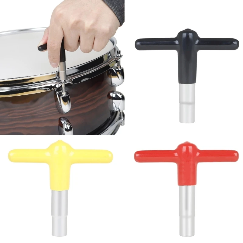 2024 New Zinc Alloy Drum Tunings Key Adjusting Wrench Standard T-shape Square Drum Wrench Replacement Percussions Instrument