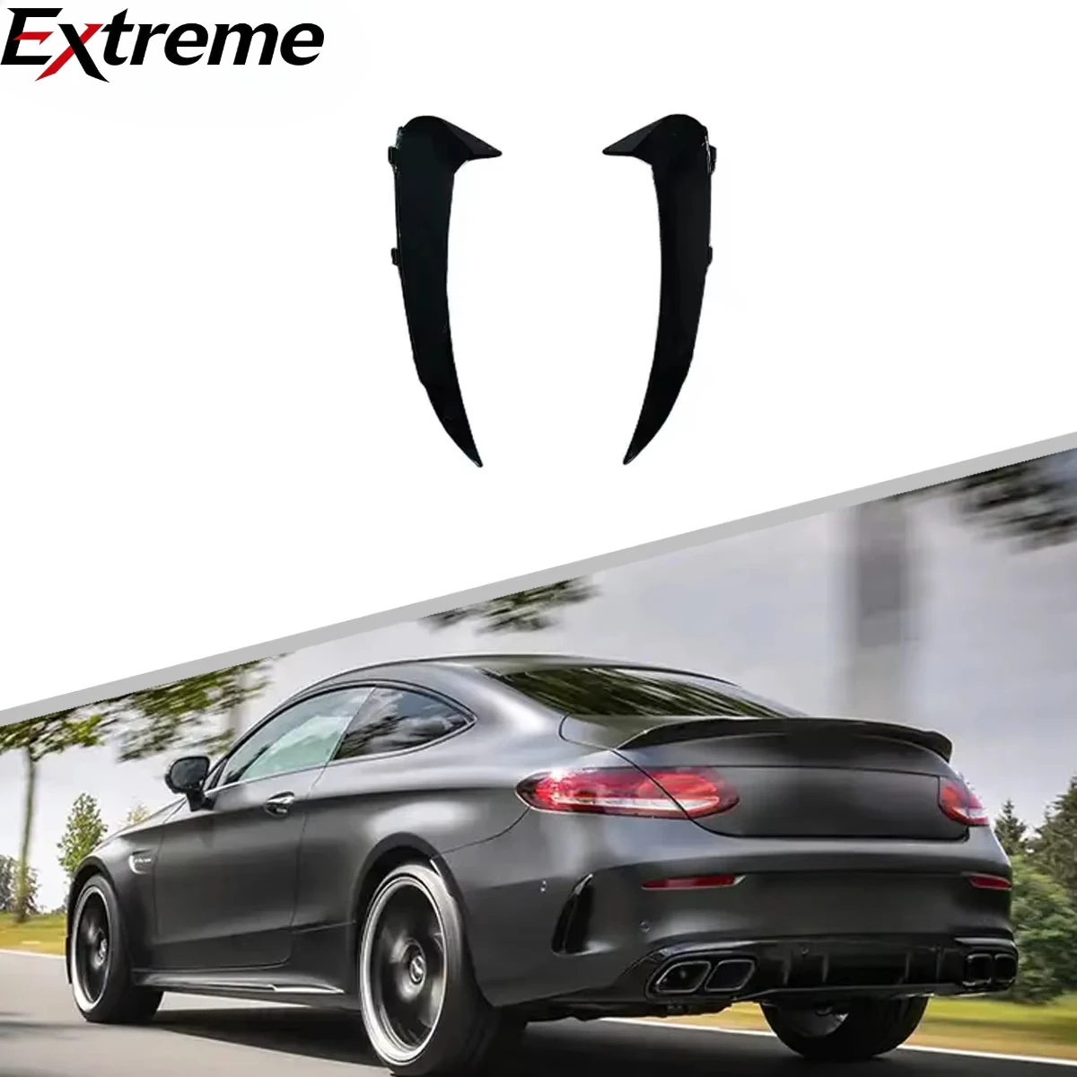 

AMG Style Rear Bumper Vents for BENZ W205 C205 AMG Coupe 2015+