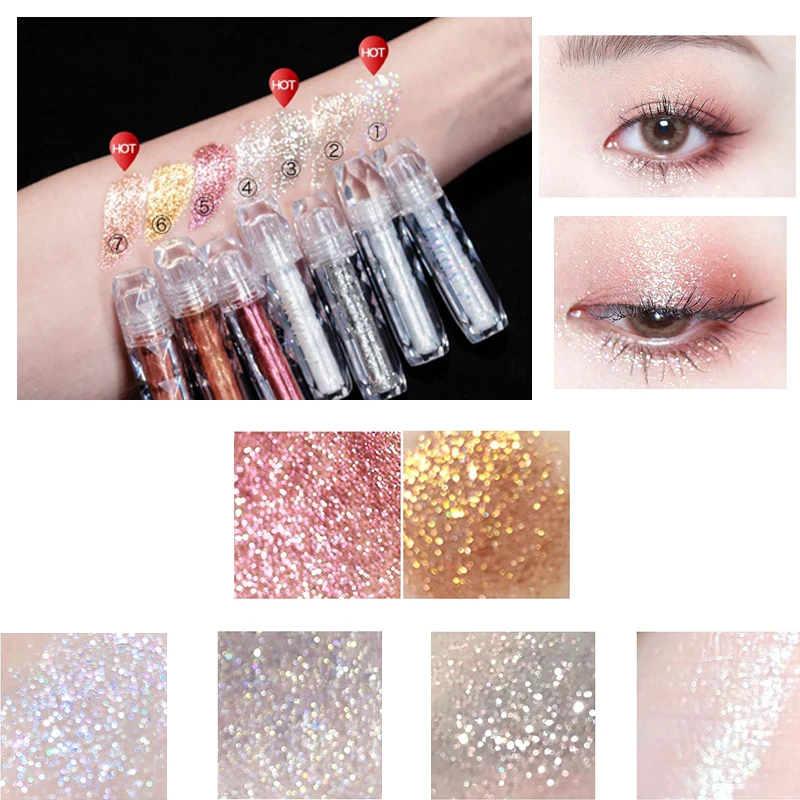 

Stars Moon Fragment Eyeshadow Palette Holographic Shiny Matte Glitter Pigment Eye Shadow Pallete Metallic Diamond Cosmetic pen